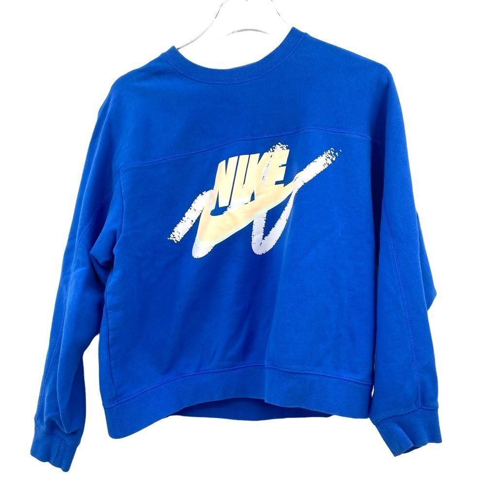 𝅺nike blue Sweatshirt Size XS